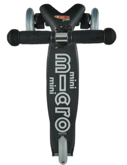 Micro Step Steppen|Buitenspeelgoed^Mini Deluxe Zwart Led