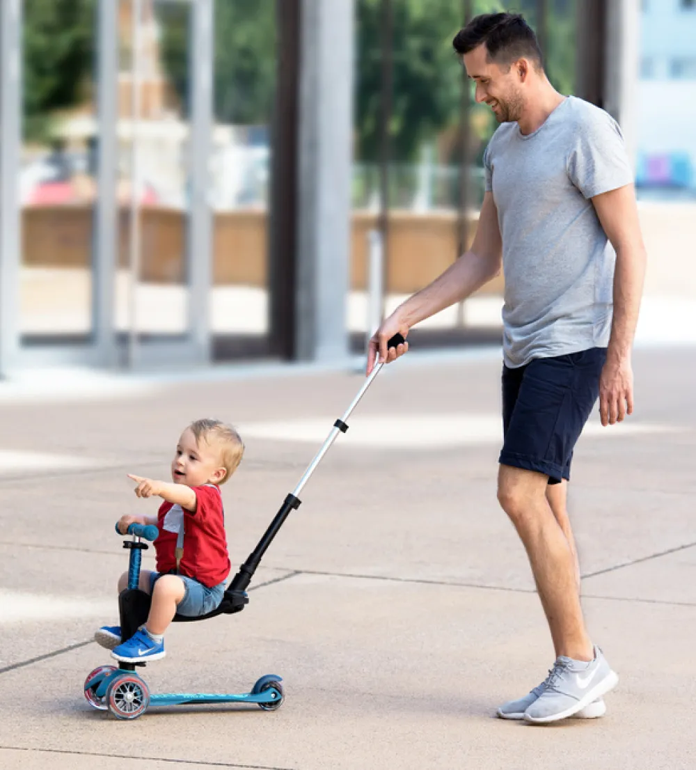 Micro Step Steppen^Mini 3in1 Deluxe IJsblauw