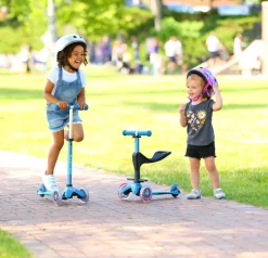 Micro Step Steppen^Mini 3in1 Deluxe IJsblauw