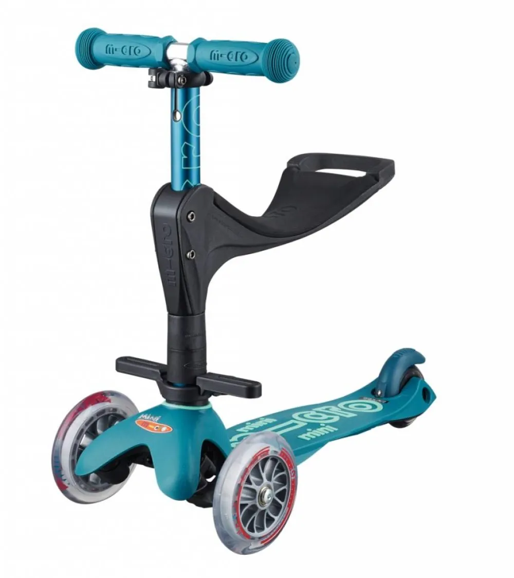 Micro Step Steppen^Mini 3in1 Deluxe IJsblauw