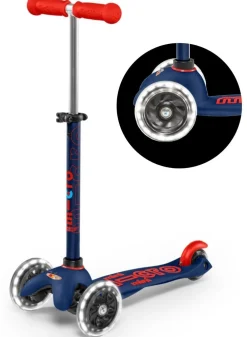 Micro Step Steppen^Mini Deluxe LED Marineblauw