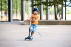 Micro Step Steppen^Mini Deluxe LED Marineblauw