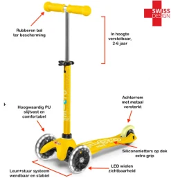 Micro Step Steppen^Mini Deluxe Abrikoos LED