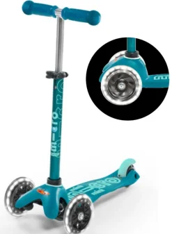 Micro Step Steppen|Buitenspeelgoed^Mini Deluxe Aqua Led