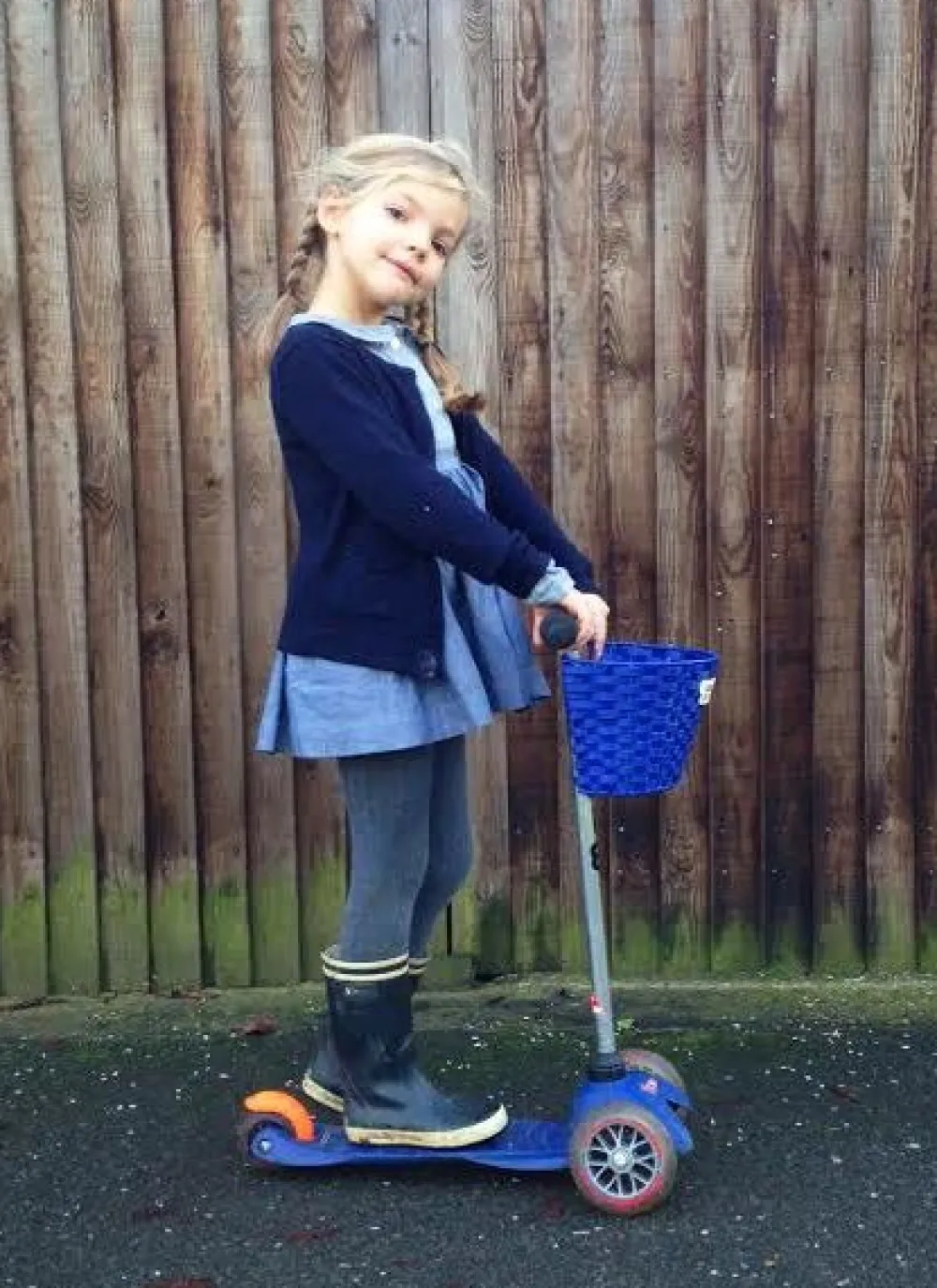 Micro Step Steppen^Stepmandje Blauw