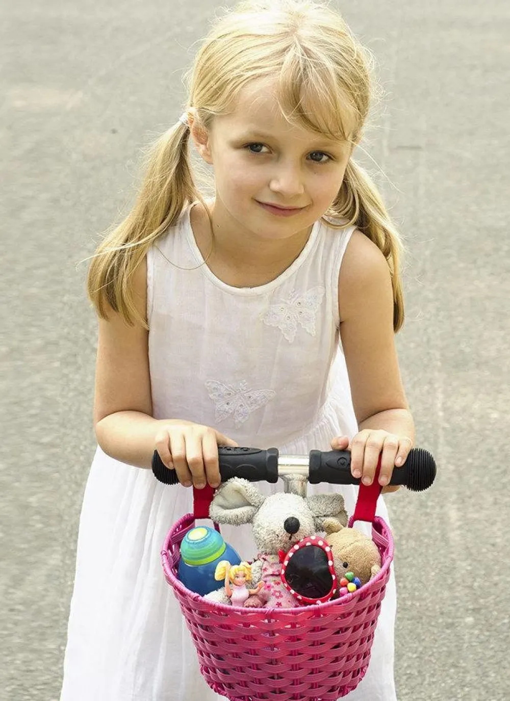 Micro Step Steppen^Stepmandje Roze