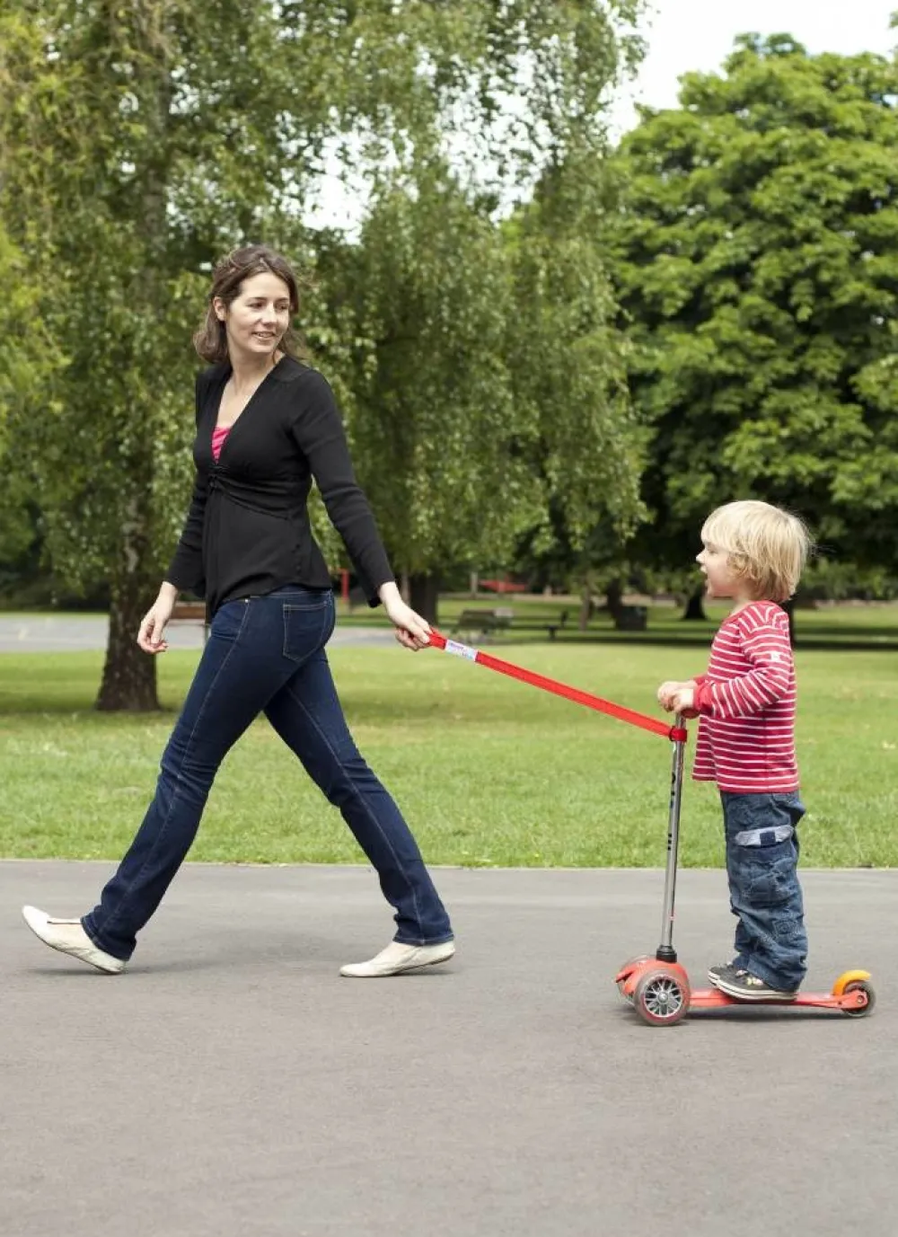 Micro Step Steppen^Step'n Trek Scoot'n Pull Rood