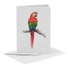 World of Mies Wenskaarten^MiesToGo Wenskaart Papegaai