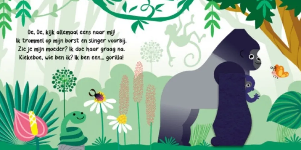 De Lantaarn Voelboeken|Bekijk Alles^Mijn kiekeboek Junglevriendjes