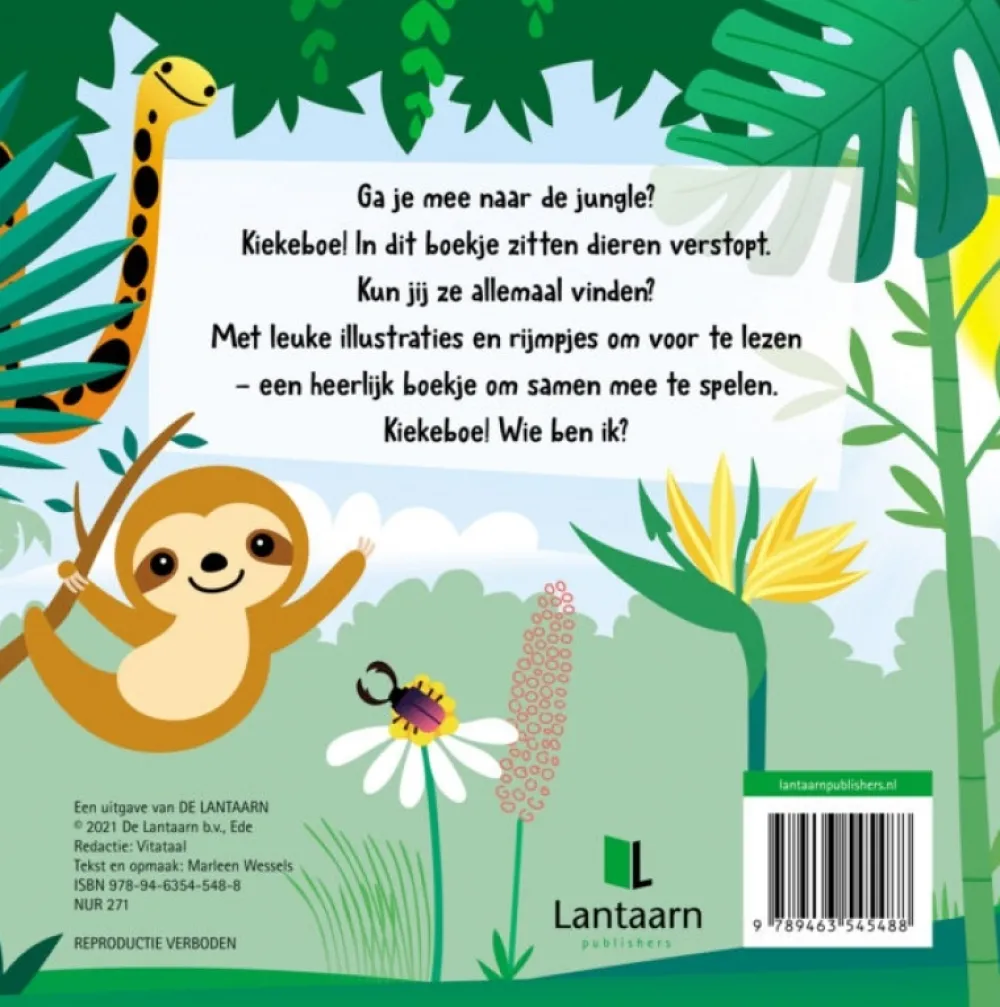 De Lantaarn Voelboeken|Bekijk Alles^Mijn kiekeboek Junglevriendjes