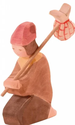 Ostheimer Figuren En Toebehoren|Kerst En Seizoen^Herder Knielend met Staf en Knapzak 42151