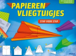Houtendiershop Hobbyboeken^Papieren vliegtuigjes - stap voor stap