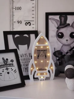 Pellianni Lampen^Tafellamp Raket LED Hout