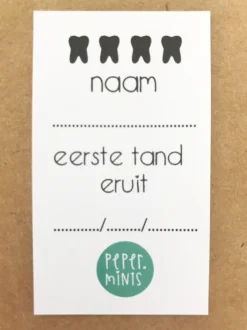 Pepermints Kleine Cadeautjes|Kleine Cadeaus^Tandendoosje Zwanen