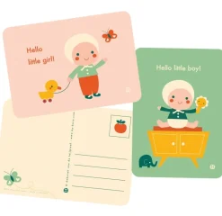 Bora Wenskaarten^Postkaart Hello little girl