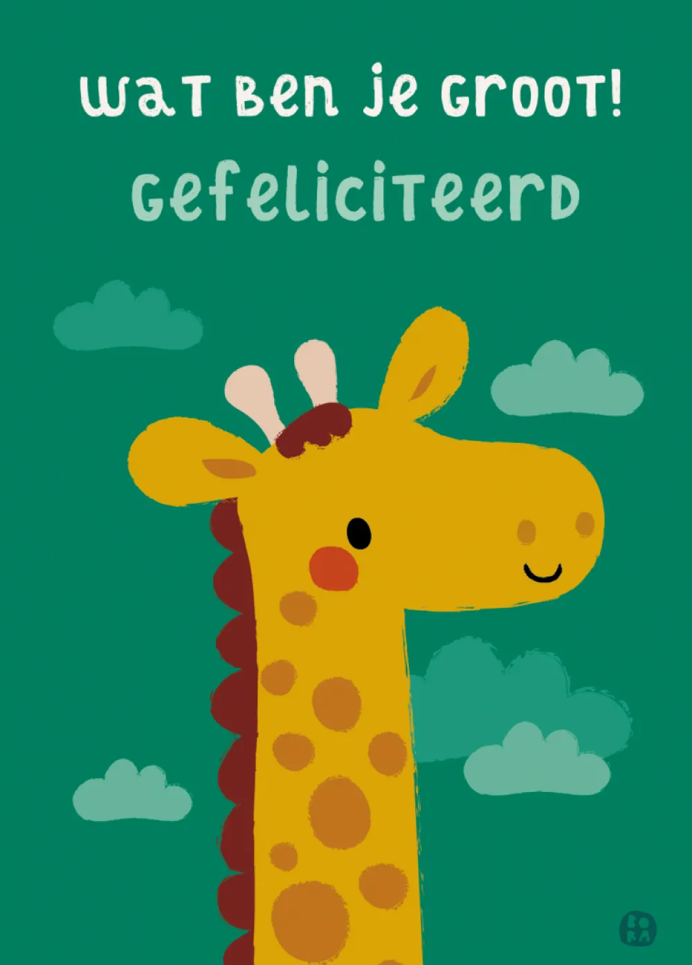 Bora Wenskaarten^Postkaart Jungle Wat ben je groot