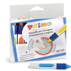 Primo Creatief|Schoen-/ Sinterklaascadeautjes^Waskrijtjes Uitwisbaar met Grip Set 8-delig