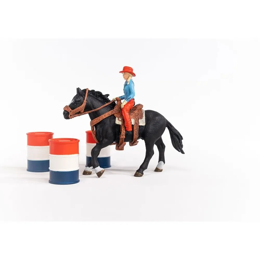 Schleich Farm World^Barrel Racing met Cowgirl