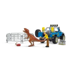 Schleich Dinosaurs^Speelset Off Road Jeep met Dino Wachtpost 41464