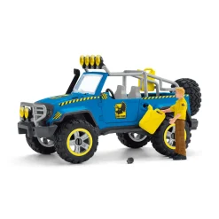 Schleich Dinosaurs^Speelset Off Road Jeep met Dino Wachtpost 41464