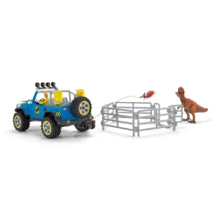 Schleich Dinosaurs^Speelset Off Road Jeep met Dino Wachtpost 41464