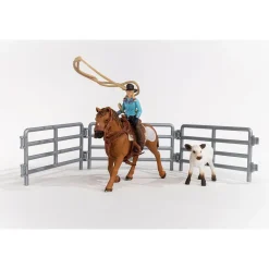 Schleich Farm World^Team Roping met Cowgirl