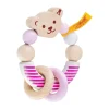 Selecta Babyspeelgoed^Grijpfiguur Beer Roze