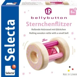Selecta Babyspeelgoed^Sterrenroller Rammelaar Roze