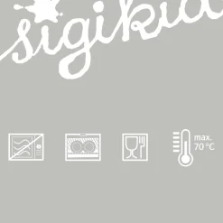 sigikid Kinderservies^Bord Melamine Konijn Blauw