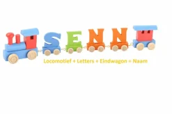Small Foot Kleine Cadeautjes|Kleine Cadeaus^Lettertrein Letters Gekleurd Hout