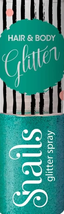 Snails Kinder Make Up^Body Glitter Spray Turkoois