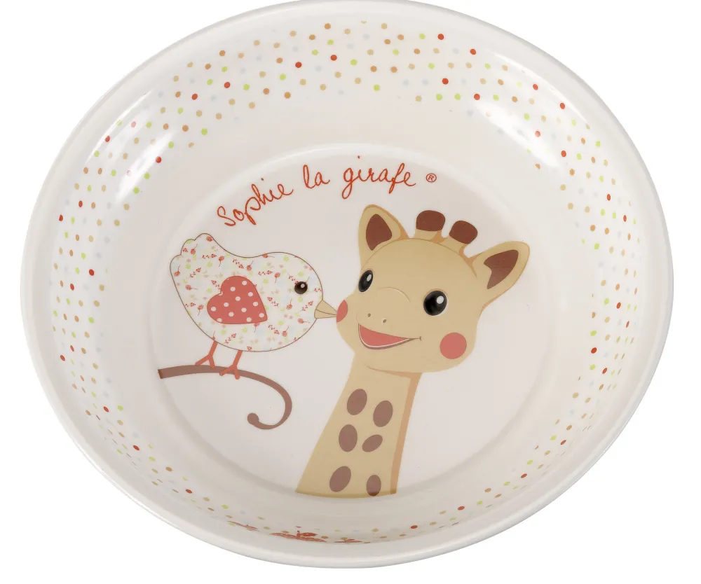Sophie de Giraf Kinderservies^Maaltijd Set Rood