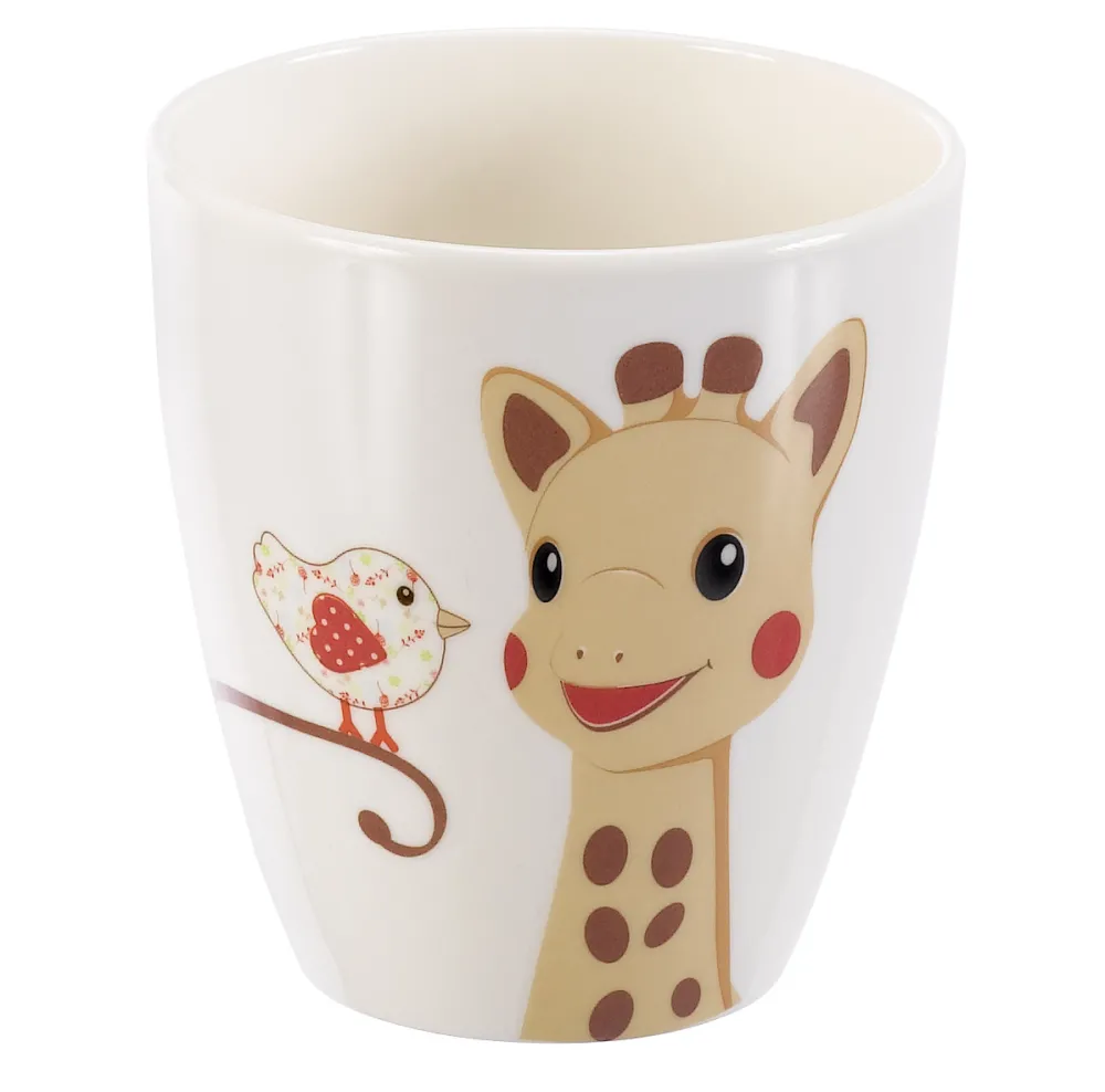 Sophie de Giraf Kinderservies^Maaltijd Set Rood