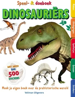 Veltman Uitgevers Hobbyboeken^Speel- & doeboek Dinosauriërs