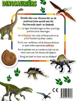 Veltman Uitgevers Hobbyboeken^Speel- & doeboek Dinosauriërs