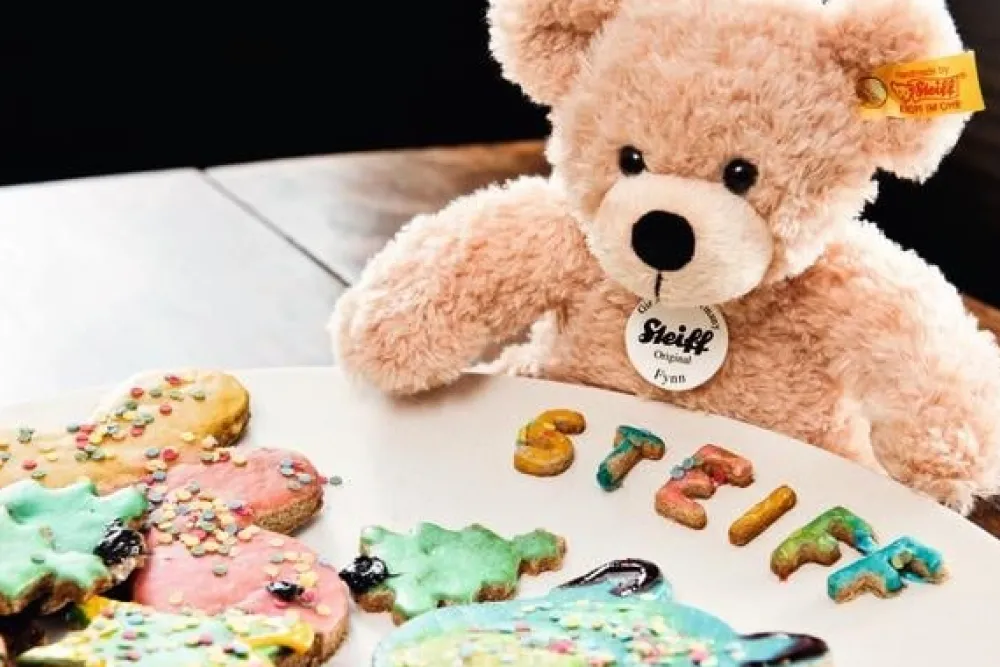 Steiff Steiff^Knuffel Teddybeer Fynn beige 28cm