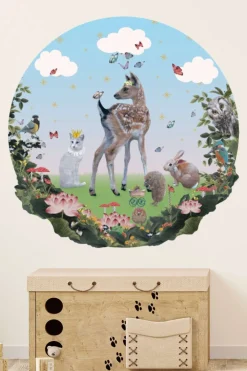 Sticky Tales Decoratie^Muursticker Groot Hert met Vriendjes