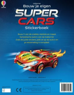 Uitgeverij Usborne Hobbyboeken^Supercars stickerboek