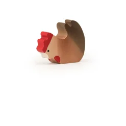 Trauffer Kippen|Boerderijdieren^Hen Etend Bruin