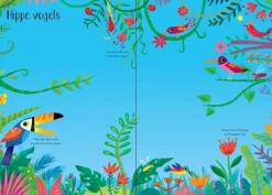 Uitgeverij Usborne Hobbyboeken|Bekijk Alles^Eerste stickerboekje Jungle