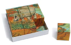 Weizenkorn Houten Puzzels^Blokkenpuzzel Afrika Dieren Hout