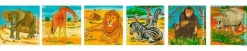 Weizenkorn Houten Puzzels^Blokkenpuzzel Afrika Dieren Hout