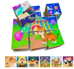 Weizenkorn Houten Puzzels^Blokkenpuzzel Circus Hout