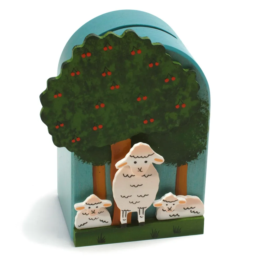 Weizenkorn Spaarpotten^Spaarpot 3D Schaap Hout