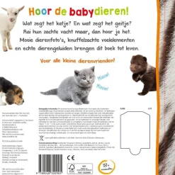 Veltman Uitgevers Geluidenboeken^Welk dier hoor ik hier? Babydieren