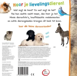 Veltman Uitgevers Geluidenboeken^Welk dier hoor ik hier? Lievelingsdieren