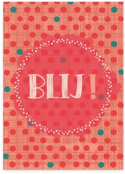 Pepermints Wenskaarten^Wenskaart Blij!