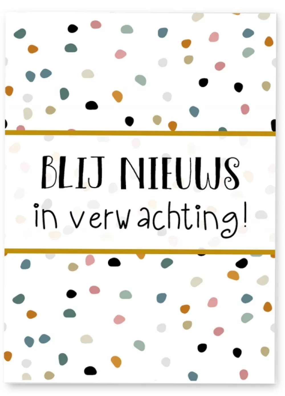 Pepermints Wenskaarten^Wenskaart Blij Nieuws in Verwachting