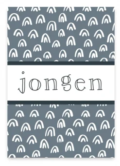 Pepermints Wenskaarten^Wenskaart Jongen (regenboog)