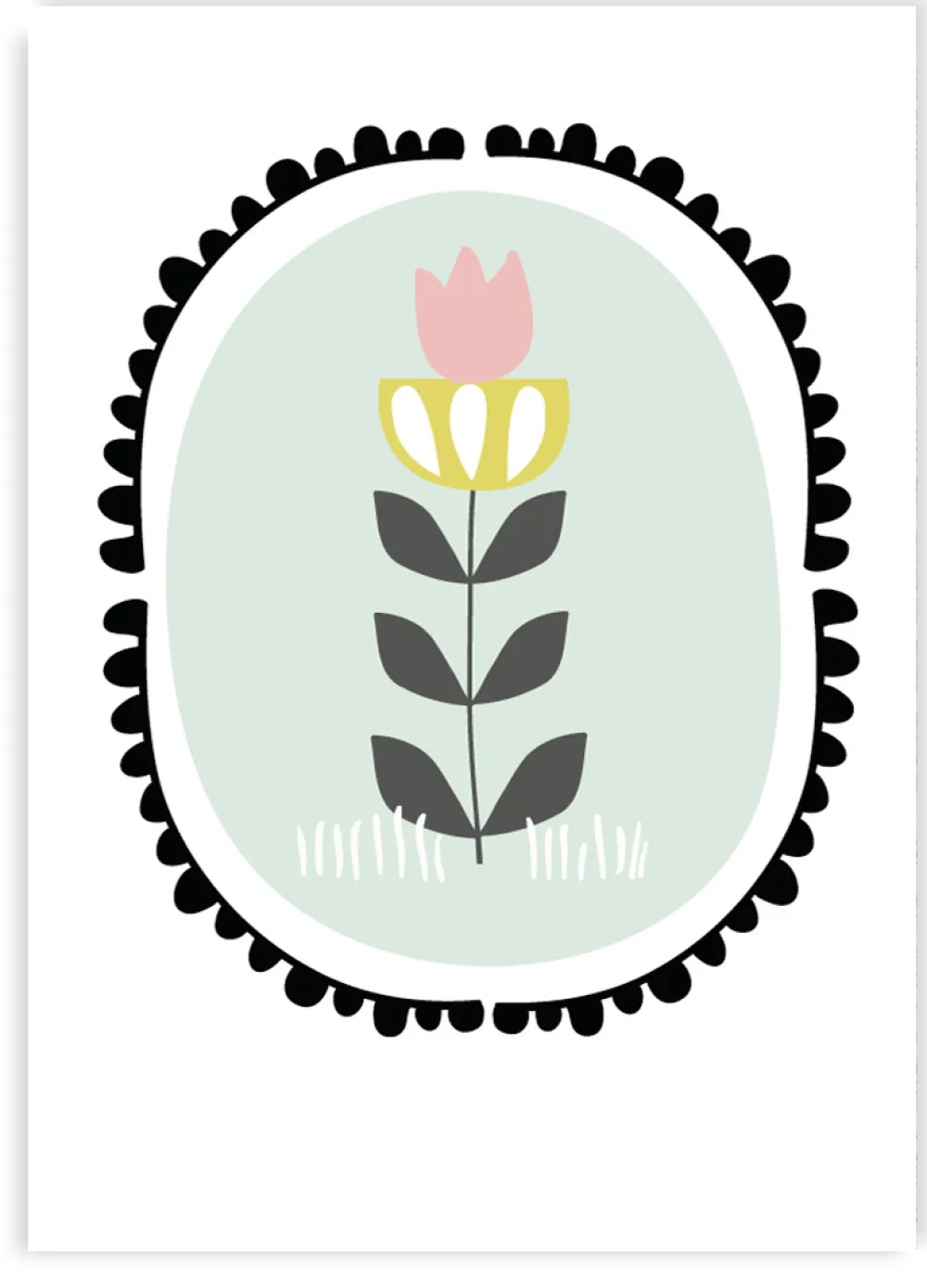 Pepermints Wenskaarten^Wenskaart Tulp